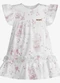 Trick Nick - Vestido Infantil Feminino Estampado Bege - variação: Branco