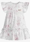 Trick Nick - Vestido Infantil Feminino Estampado Bege - variação: Branco