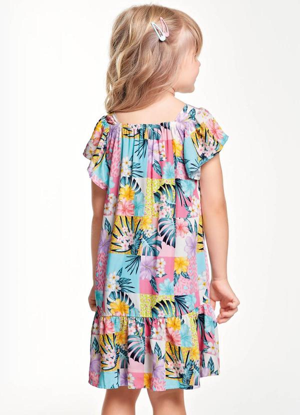 Trick Nick - Vestido Infantil Feminino Estampado Rosa 2