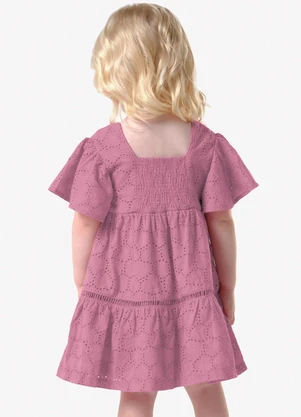 Trick Nick - Vestido Infantil Feminino Laise Coração Rosa - TRICK NICK