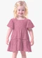 Trick Nick - Vestido Infantil Feminino Laise Coração Vermelho - variação: Rosa
