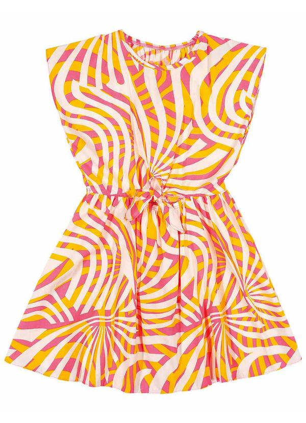 Nanai - Vestido Infantil Menina Laranja 2