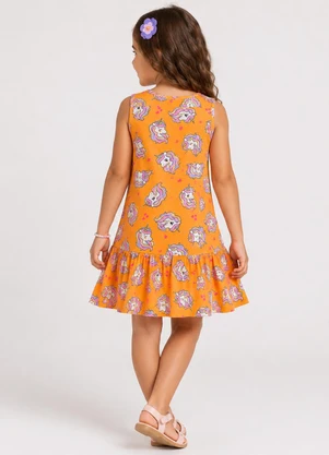 Select - Vestido Infantil Feminino Laranja - SELECT