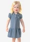 Trick Nick - Vestido Infantil Feminino Polo Piquet Azul - variação: Azul