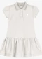 Trick Nick - Vestido Infantil Feminino Polo Piquet Rosa - variação: Bege
