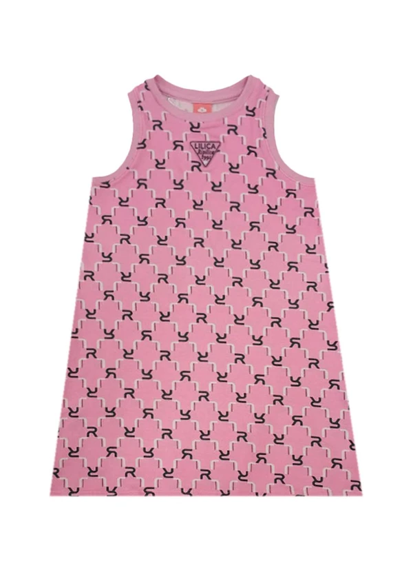 Lilica Ripilica - Vestido Infantil Feminino Rosa