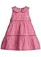 Trick Nick - Vestido Infantil Feminino Tecido Laise Vermelho - variação: Rosa