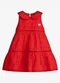 Trick Nick - Vestido Infantil Feminino Tecido Laise Vermelho - variação: Vermelho