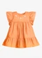 Trick Nick - Vestido Infantil Feminino Tricoline Laranja - variação: Laranja