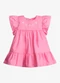 Trick Nick - Vestido Infantil Feminino Tricoline Laranja - variação: Rosa