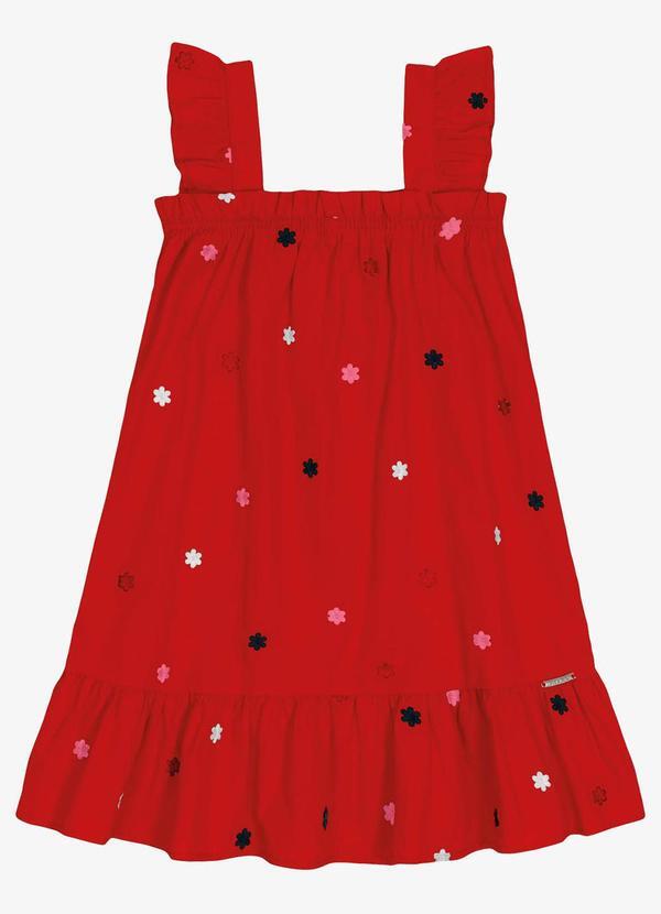 Trick Nick - Vestido Infantil Menina Vermelho