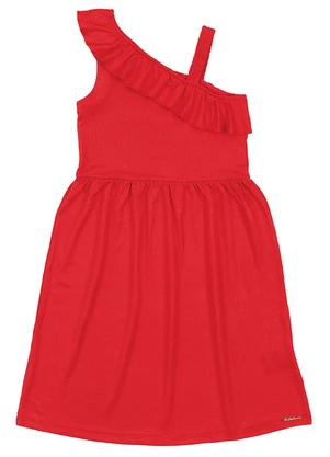 Soft Bonni - Vestido Infantil Feminino Vermelho - SOFT BONNI