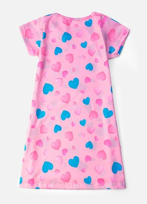 Laluna - Vestido Infantil Gata Best Friends Rosa - LALUNA