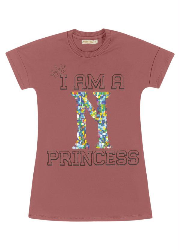 Trick Nick - Vestido Infantil I Am a Princess Rosa