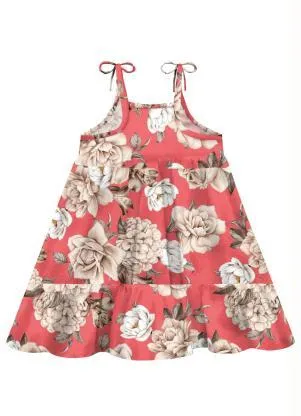 Milon - Vestido Infantil Laranja - MILON