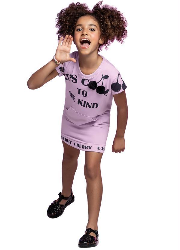 Nanai - Vestido Infantil Lilás