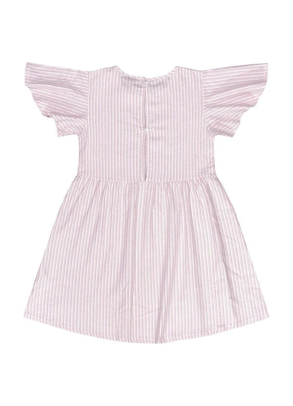 Guloseima - Vestido Infantil Listrado Rosa 2
