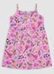 Turminha - Vestido Infantil Meia Malha Rosa - variação: Rosa