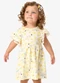 Rovi Kids - Vestido Infantil Malha Estampado Azul - variação: Bege