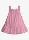 Trick Nick - Vestido Infantil Malha Tech Poá Rosa - variação: Rosa