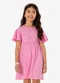 Rovi Kids - Vestido Infantil Malha Texturizada Rosa - variação: Rosa