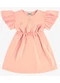 Rovi Kids - Vestido Infantil Malha Texturizada Verde - variação: Rosa