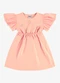 Rovi Kids - Vestido Infantil Malha Texturizada Verde - variação: Laranja