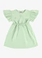 Rovi Kids - Vestido Infantil Malha Texturizada Verde - variação: Verde