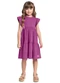 Bee Loop - Vestido Infantil Manga Curta Roxo - variação: Roxo