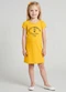 Select - Vestido Infantil Manga Curta Estampado Verde - variação: Laranja