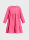 Duduka - Vestido Infantil Manga Longa Rosa - variação: Rosa