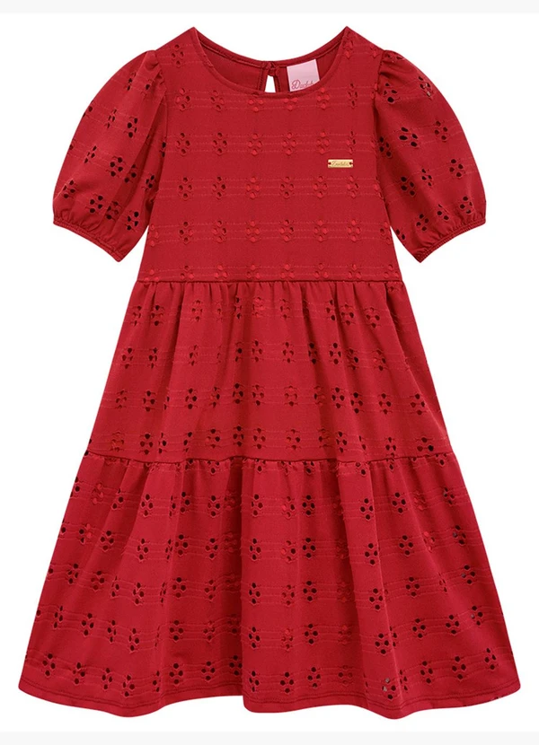 Duduka - Vestido Infantil Marrom 2