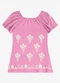 Rovi Kids - Vestido Infantil Meia Malha com Estampa Azul - variação: Rosa