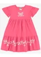 Rovi Kids - Vestido Infantil Meia Malha com Estampa Amarelo - variação: Rosa