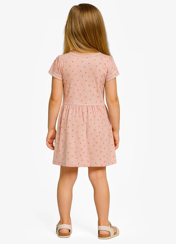 Select - Vestido Infantil Meia Malha Rosa 2