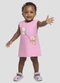 Kely Kety - Vestido Infantil Meia Malha Rosa - variação: Rosa
