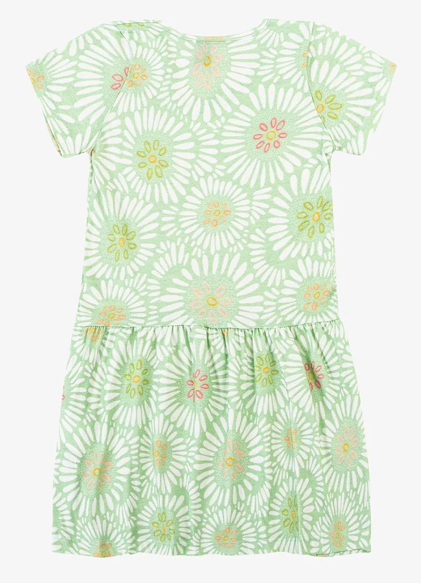 Select - Vestido Infantil Meia Malha Verde 4