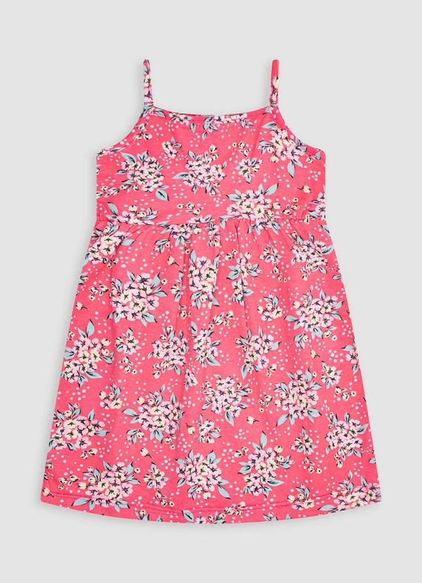 Turminha - Vestido Infantil Meia Malha Verm