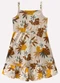 Kyly - Vestido Infantil Menina Abacaxi Bege - variação: Bege