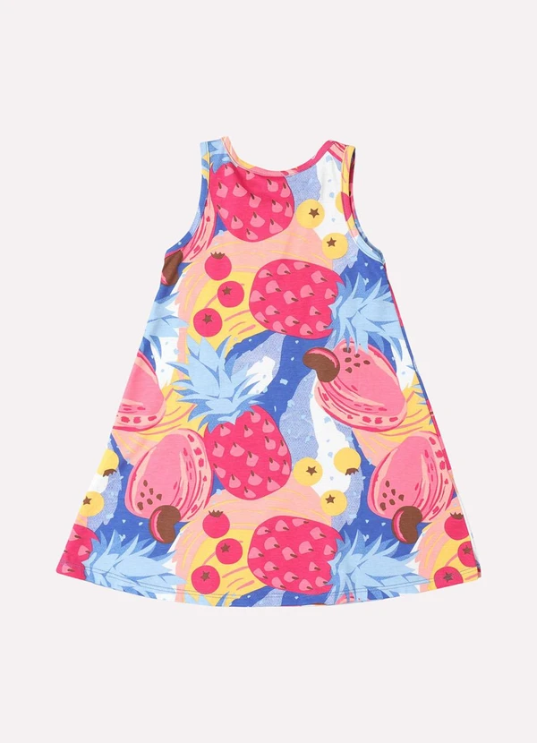 Kyly - Vestido Infantil Menina Abacaxi Rosa 3