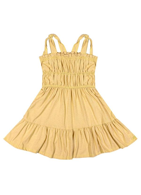 Colorittá - Vestido Infantil Menina Alças Colorittá Amarelo