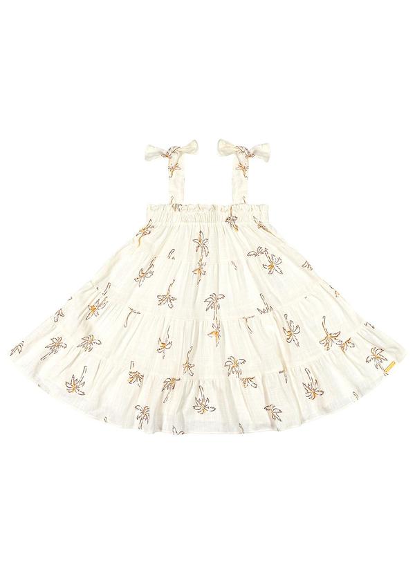 Colorittá - Vestido Infantil Menina Alças Colorittá Bege 1