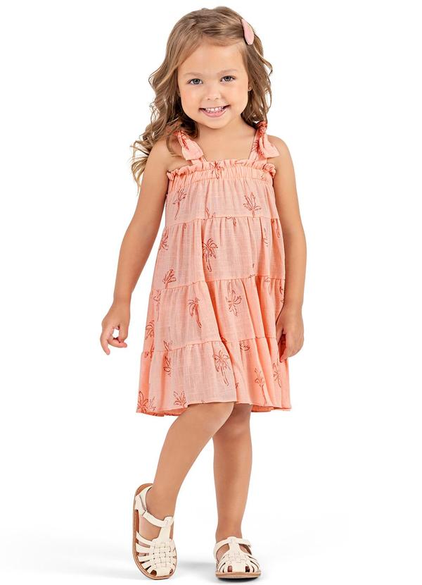 Colorittá - Vestido Infantil Menina Alças Colorittá Rosa 1