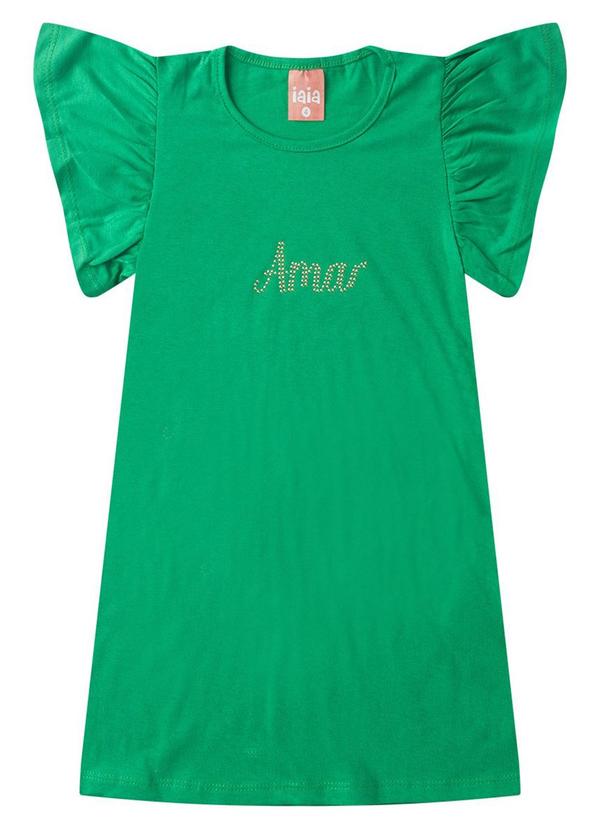 Rosa Azul - Vestido Infantil Menina Amar Iaia Verde