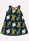 Kyly - Vestido Infantil Menina Animais Rosa - variação: Azul