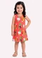 Kyly - Vestido Infantil Menina Animais Rosa - variação: Vermelho