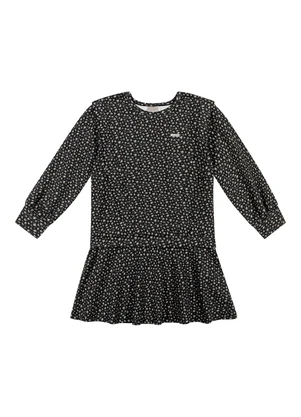Colorittá - Vestido Infantil Menina Animal Print Preto - COLORITTÁ