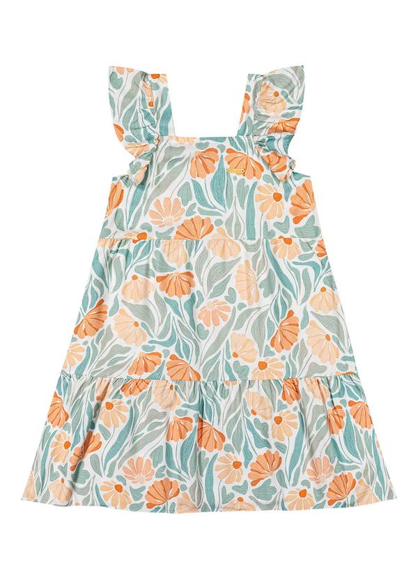 Colorittá - Vestido Infantil Menina Babados Colorittá Bege 2