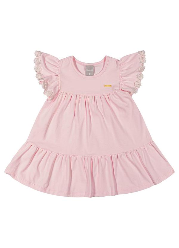 Colorittá - Vestido Infantil Menina Babados Colorittá Rosa