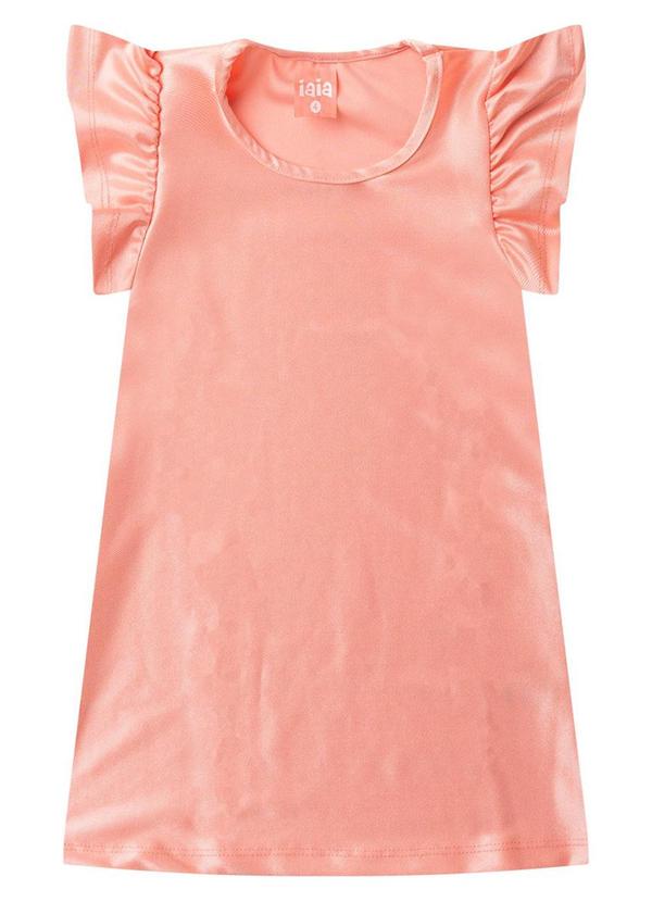 Rosa Azul - Vestido Infantil Menina Básico Iaia Rosa
